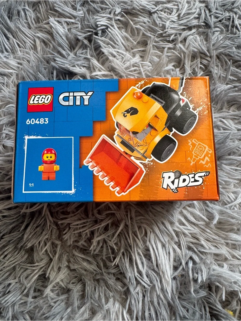 Lego City Orange Loader Building Set 60483